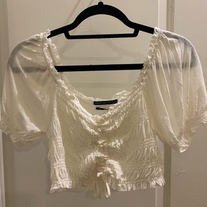Urban Outfitters ruched crop top